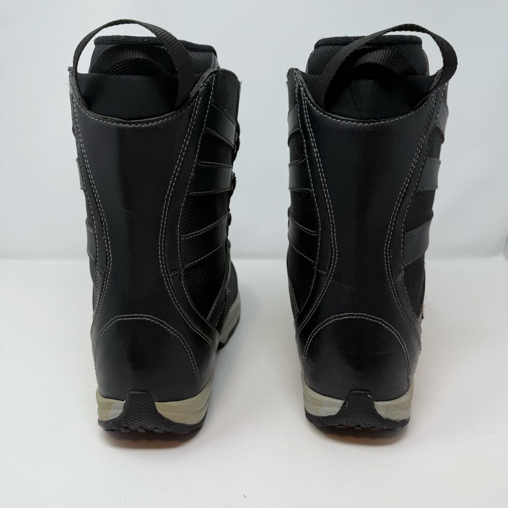 Morrow Snowboarding Boot Men's 8 Black Shock Absorbing Cushioning Adjustable - Picture 7 of 15
